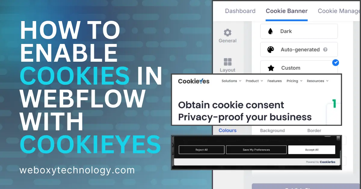 How to Enable Cookies in Webflow with CookieYes Best Guide