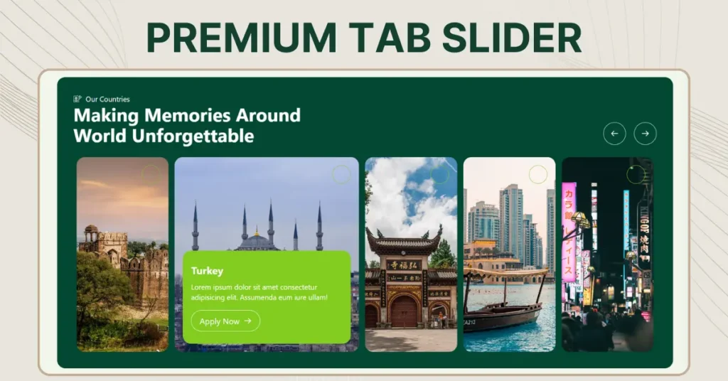 Create Webflow Premium Tab Slider + Html and React Snippets
