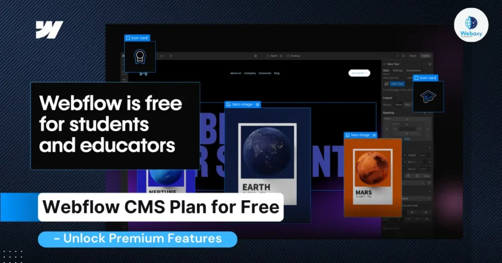 Webflow CMS Plan For Free – Webflow for Students & educators